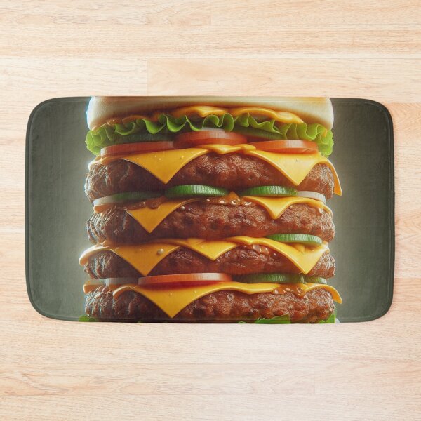 Item preview, Tasty, Delicious, Tall Fast Food Hamburger designed and sold by Gaborai.