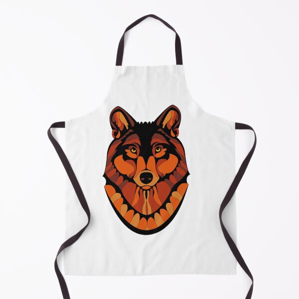 Item preview, Wolf face mandala designed and sold by wectorworld.