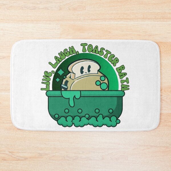 Item preview, Live, Laugh, Toaster Bath - Cool Green Print designed and sold by TGAL2.