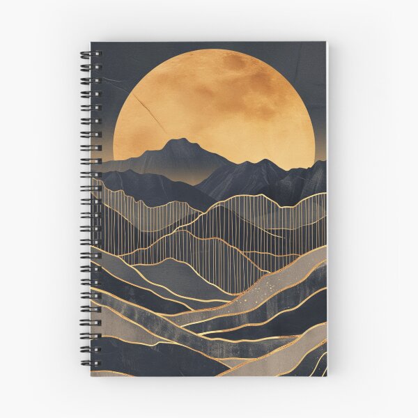 Item preview, Illustration of the Sun and Mountains designed and sold by Ai-Blues.