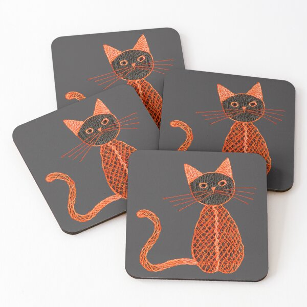 Item preview, Kitty Cat From Thread Design designed and sold by MakeInShop.