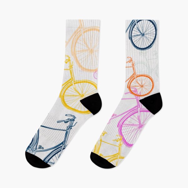 Artikelvorschau, Adrettes Illustrationsmuster für Fahrräder in Pastelltönen. entworfen und verkauft von Meteryards.