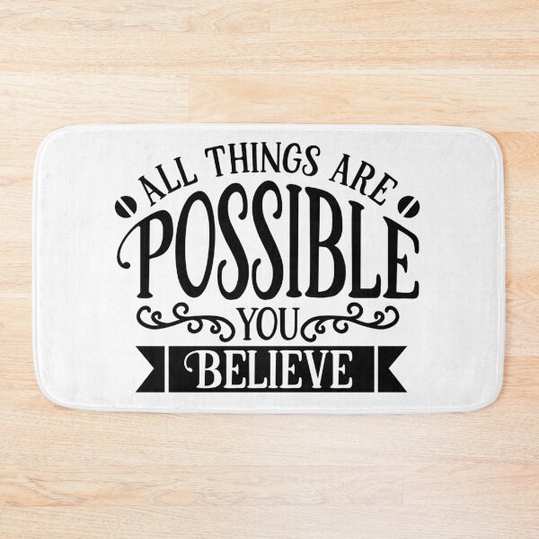Item preview, All Things Are Possible Believe in Possibilities designed and sold by Funky  Fibers.