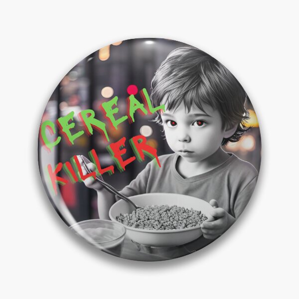 Item preview, Cereal killer - be afraid, be very afraid - child with sharp spoon designed and sold by TheRubberOnion.