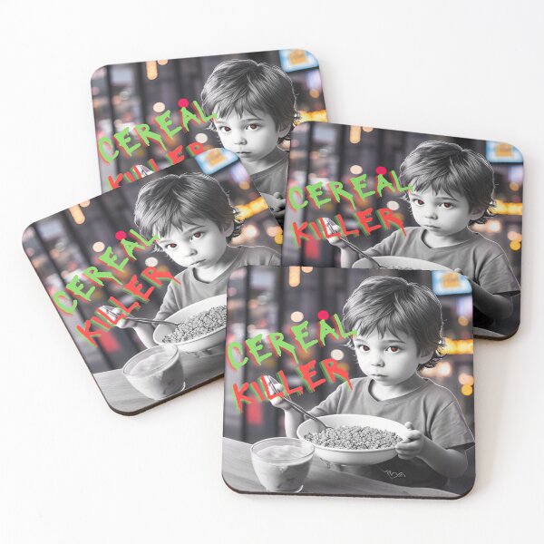 Item preview, Cereal killer - be afraid, be very afraid - child with sharp spoon designed and sold by TheRubberOnion.
