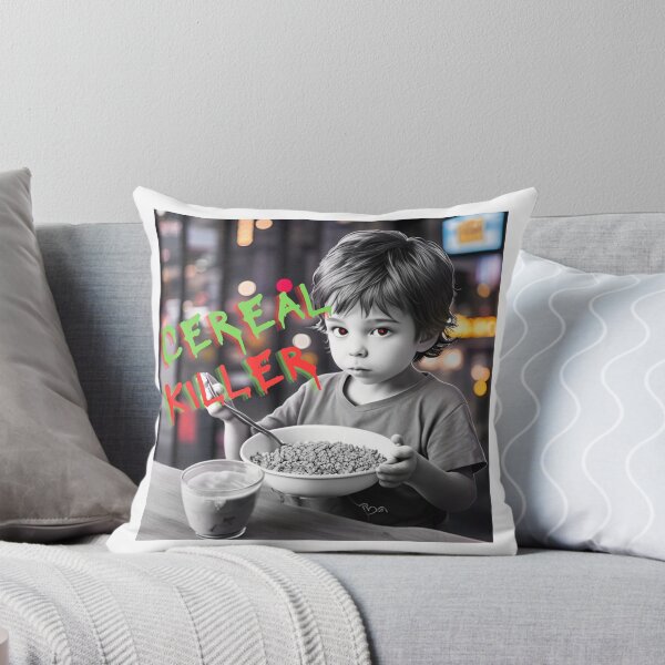 Item preview, Cereal killer - be afraid, be very afraid - child with sharp spoon designed and sold by TheRubberOnion.