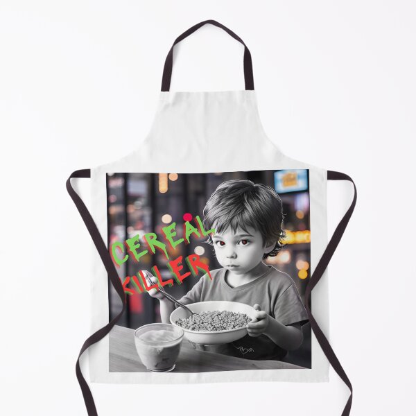 Item preview, Cereal killer - be afraid, be very afraid - child with sharp spoon designed and sold by TheRubberOnion.