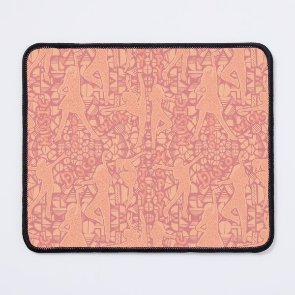 Item preview, Disco peach fuzz with geometric shapes  designed and sold by DreamKaracters.