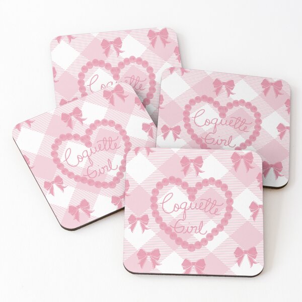 Item preview, Coquette Girl with Pink Bows Pearls and Laces designed and sold by Tetete.