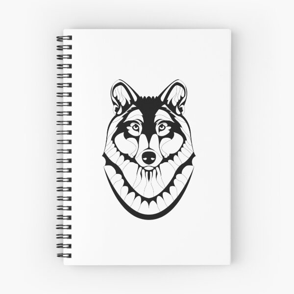 Item preview, Wolf face mandala designed and sold by wectorworld.