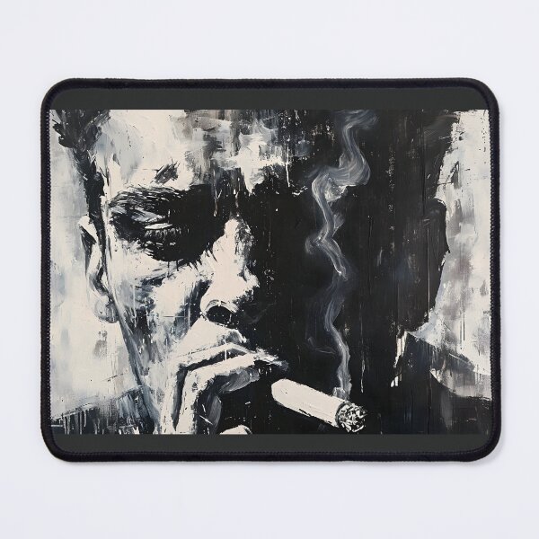Item preview, Shadows of Serenity- The Artful Slow Burn in Monochromatic Cigar Mastery designed and sold by OlfactoART Studio.