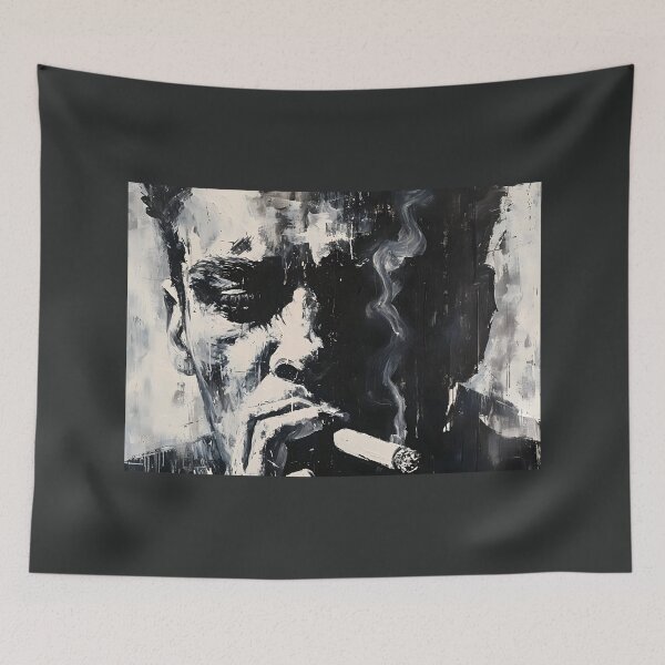 Item preview, Shadows of Serenity- The Artful Slow Burn in Monochromatic Cigar Mastery designed and sold by OlfactoART Studio.