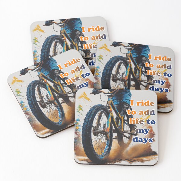 Item preview, BMX Bike Rider - I ride to add life to my days designed and sold by shutterrudder.