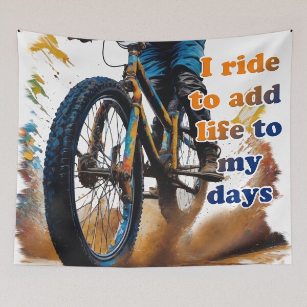 Item preview, BMX Bike Rider - I ride to add life to my days designed and sold by shutterrudder.