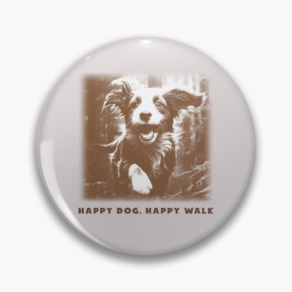Item preview, Happy Dog, Happy Walk, Dog Humor designed and sold by BrindleandBale.
