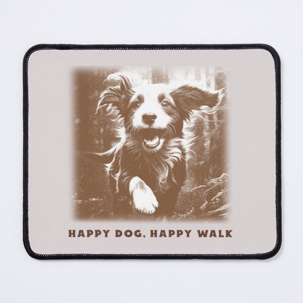 Item preview, Happy Dog, Happy Walk, Dog Humor designed and sold by BrindleandBale.