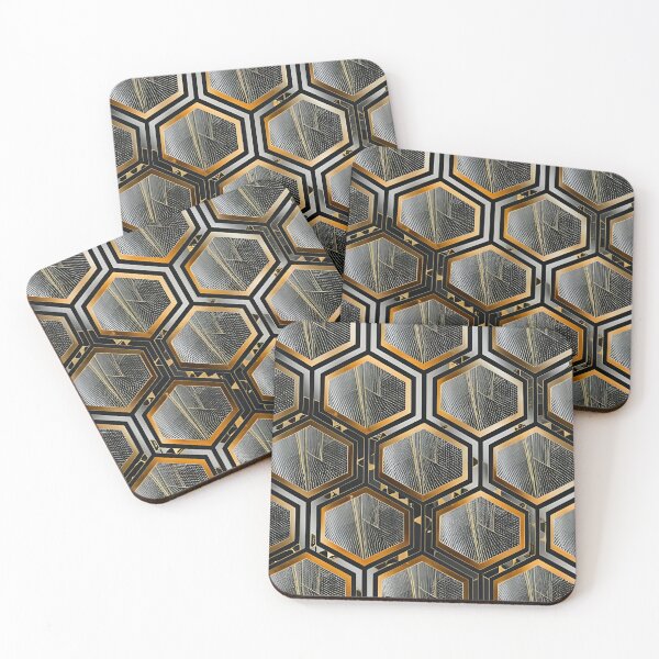 Item preview, hexagons designed and sold by SoulfulStitches.
