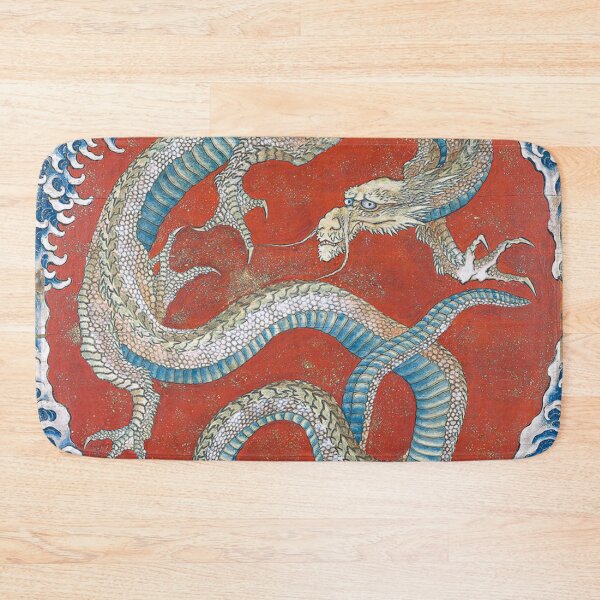 Item preview, Dragon by Katsushika Hokusai on the ceiling of a festival float, Hokusaikan, Obuse, Nagano, Japan designed and sold by TheHappyK.