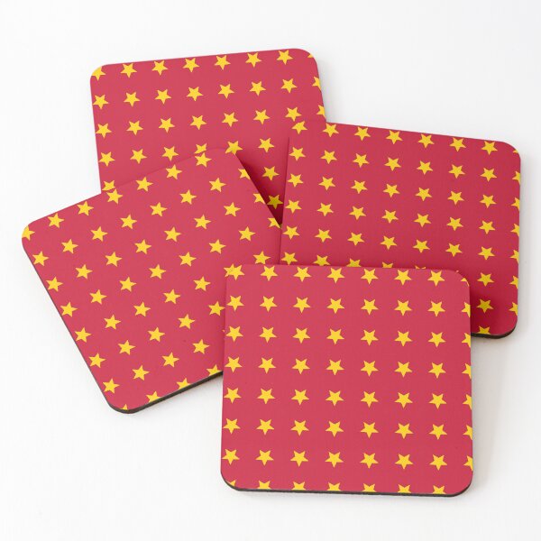 Item preview, Red Yellow Star Bright Vietnam Southeast Asia Vietnamese Language Hanoi Resilient Pattern designed and sold by PenguinForests.