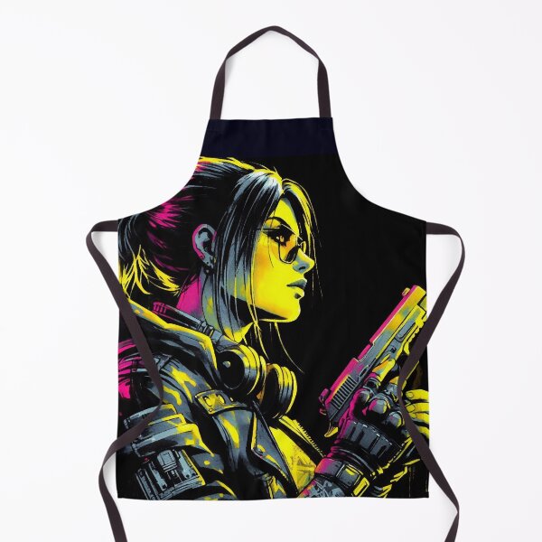 Artikelvorschau, Neon-Mädchen mit Waffe [Neo-Noir-Ästhetik] entworfen und verkauft von RESToRAPTOR.