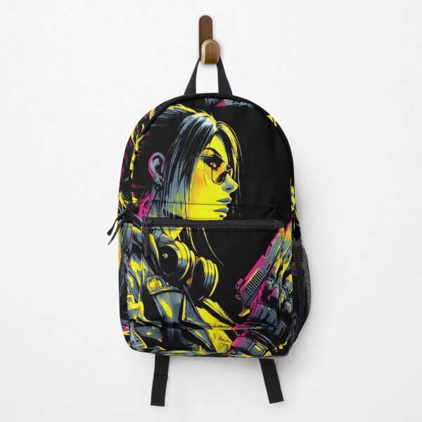 Item preview, Neon Girl with Gun [neo noir aesthetic] designed and sold by RESToRAPTOR.