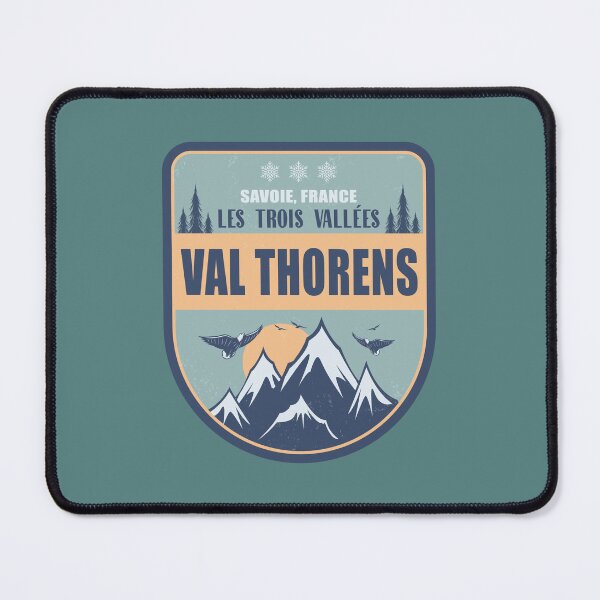 Item preview, Val Thorens France Vintage Winter Skiing Design designed and sold by CynthiaGraphics.