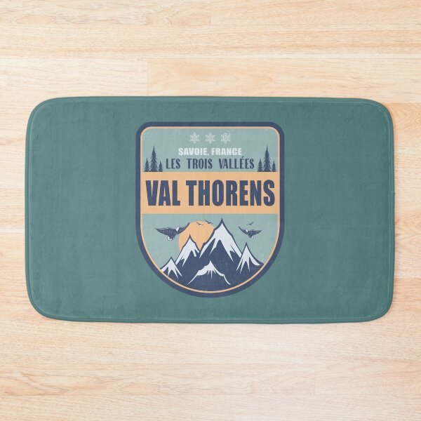Item preview, Val Thorens France Vintage Winter Skiing Design designed and sold by CynthiaGraphics.