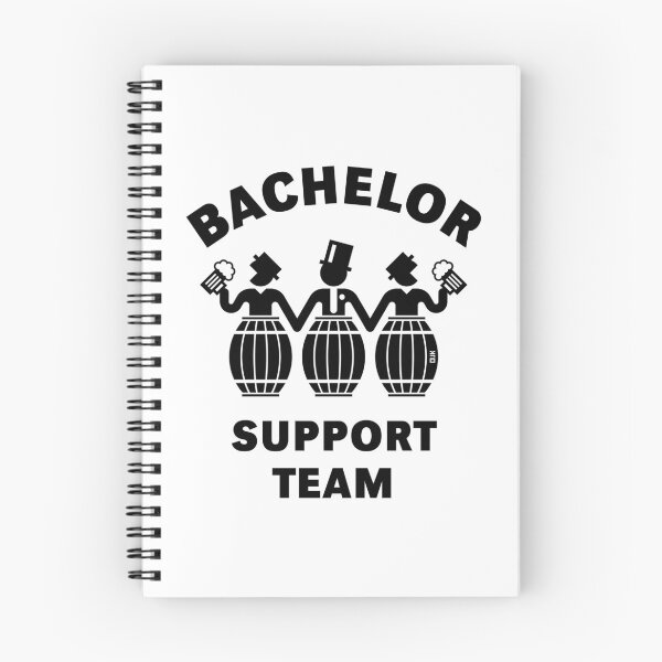 Item preview, Bachelor Support Team (Stag Party / Beer Barrels / Black) designed and sold by MrFaulbaum.