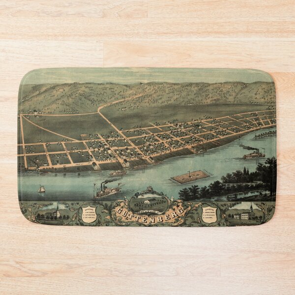 Item preview, Guttenberg, Iowa (1869) designed and sold by allhistory.