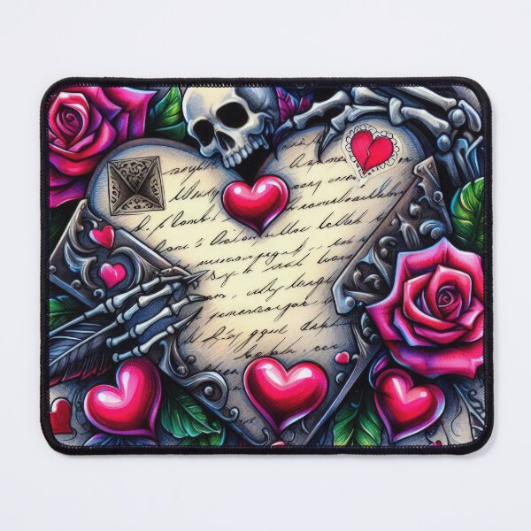 Item preview, Gothic valentines day Letter of Love goth  Sticker designed and sold by Expressions-Sel.