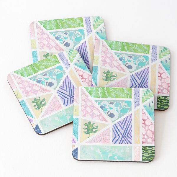 Item preview, Botanical Geometry Medley designed and sold by AdriaCaps Art & Design.