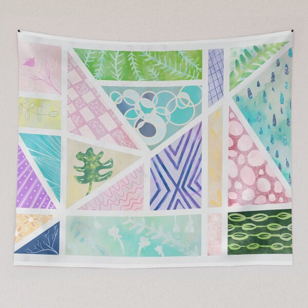 Item preview, Botanical Geometry Medley designed and sold by AdriaCaps Art & Design.