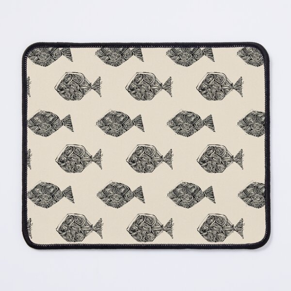 Item preview, Fishies // Black & Cream designed and sold by LaraElsieDesign.