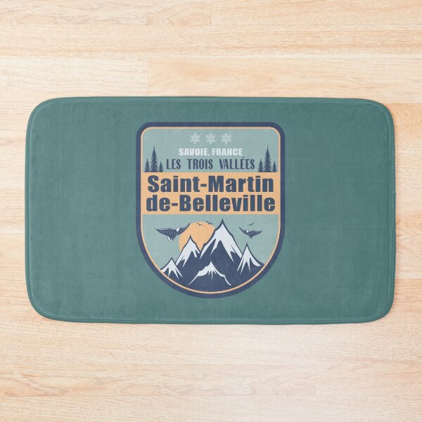 Item preview, Saint Martin de Belleville France Vintage Winter Skiing designed and sold by CynthiaGraphics.