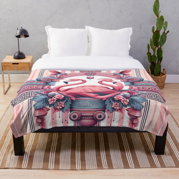 Item preview, Pink Flamingos Abstract Design designed and sold by Alessei.