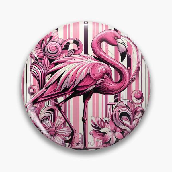 Item preview, Pink Flamingo Abstract Design designed and sold by Alessei.