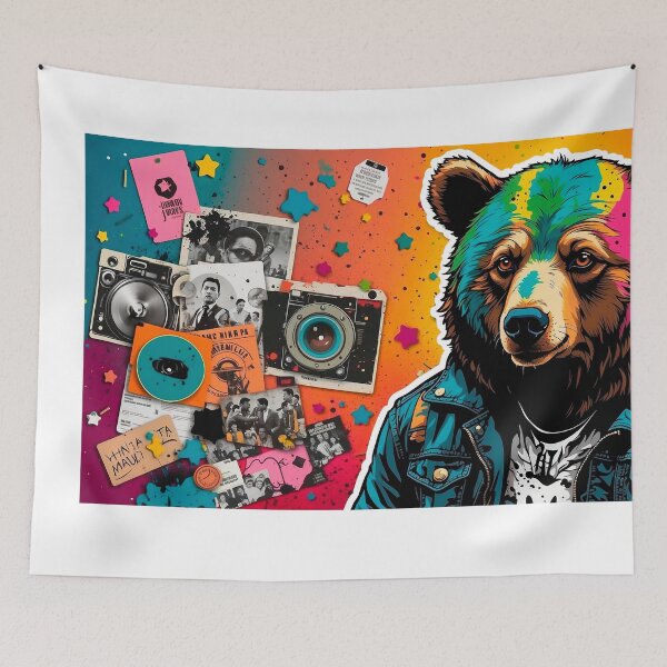 Item preview, Brown Bear Punk: Maxwell designed and sold by KnoClothingCo.
