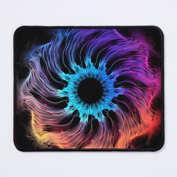Item preview, Psychedelic colorful spiral fractal print designed and sold by dcrc.