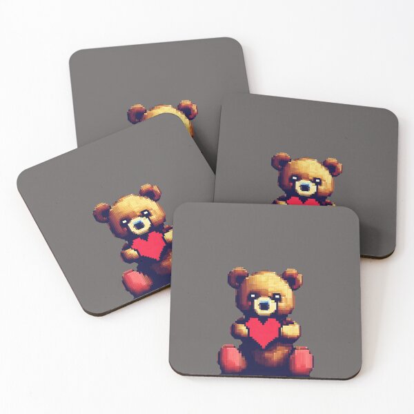 Item preview, Pixelated Teddy Bear designed and sold by SyTcreations.