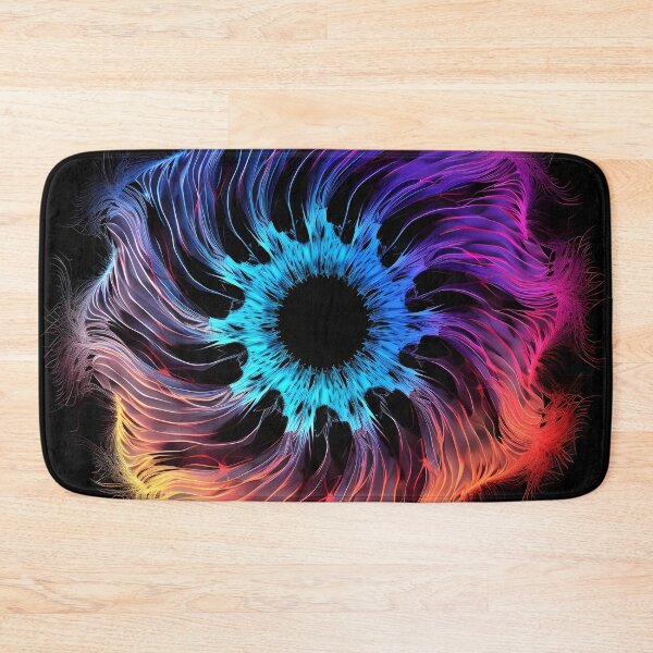 Item preview, Psychedelic colorful spiral fractal print designed and sold by dcrc.