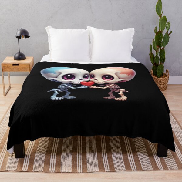 Item preview, Cute Valentine skeleton Couple in Love designed and sold by Pattern-Way.