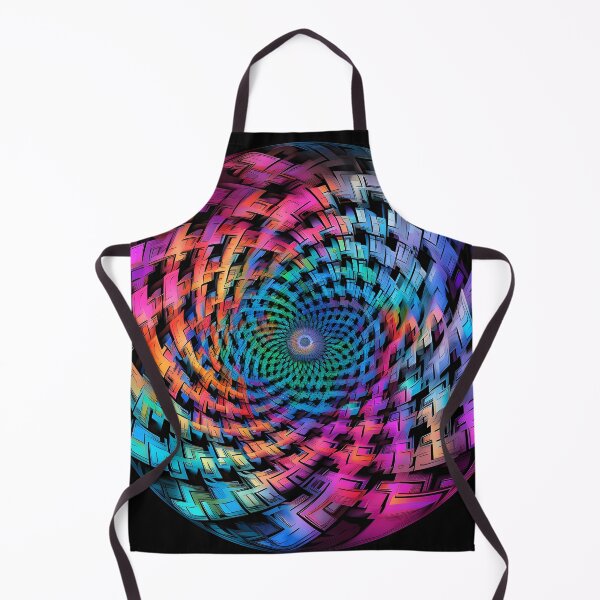 Item preview, psychedelic colorful spiral fractal print designed and sold by dcrc.