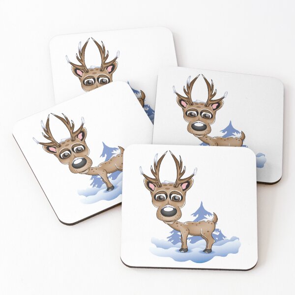 Item preview, A deer in the winter forest. designed and sold by Jamie Swimm.