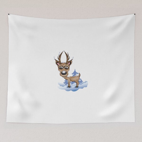 Item preview, A deer in the winter forest. designed and sold by Jamie Swimm.
