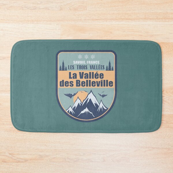 Item preview, La Vallee des Belleville France Vintage Winter Skiing designed and sold by CynthiaGraphics.