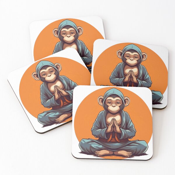 Item preview,  heavily meditated monkey designed and sold by TurekDudi.