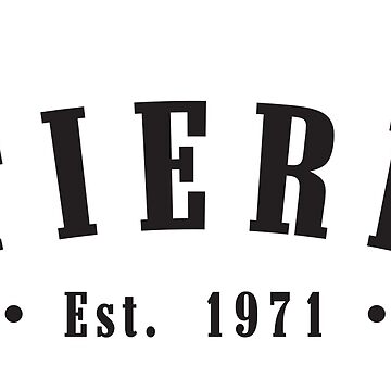 Artwork thumbnail, Tierp Uppsala Est. 1971 Black Letter Sweden by establishedwear