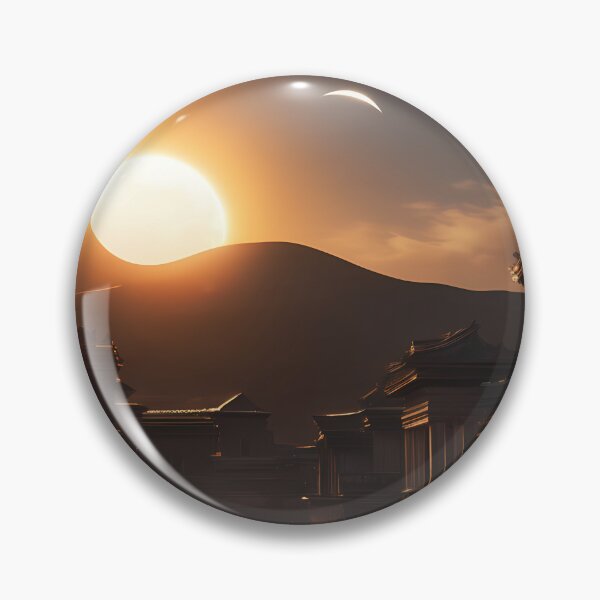 Item preview, Eclipse in Pixelation: Resolution-Defying Digital Art designed and sold by Artedig.