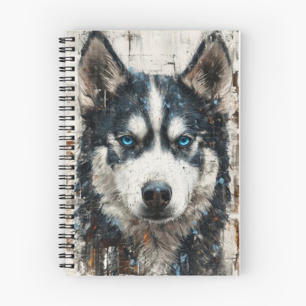 Item preview, Ice Gaze Siberian Husky - Urban Canine Artwork designed and sold by StudiodeBoer.