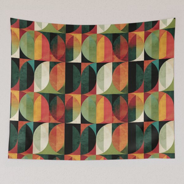 Item preview, Vintage Circled Composition, Seamless Pattern designed and sold by patternicco.